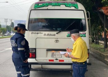 VMT verifica que transporte colectivo cumpla con medidas de bioseguridad y reglamento de tránsito