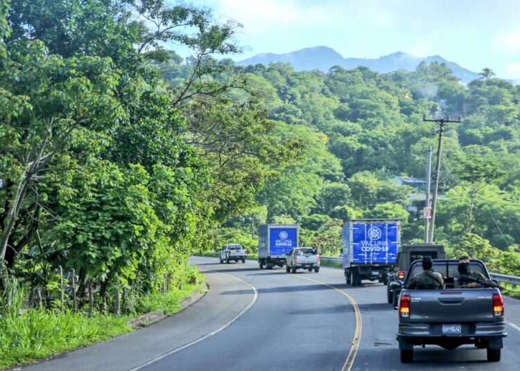 El Salvador envía 16 mil vacunas a municipios de Nueva Ocotepeque y Choluteca, Honduras