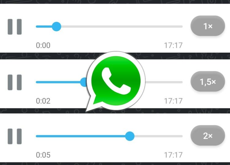 WhatsApp lanza una nueva función que permite cambiar la velocidad de reproducción de los audios