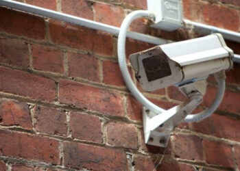 Una araña ‘gigante’ se cuela en la grabación de una cámara de tráfico y provoca un efecto aterrador