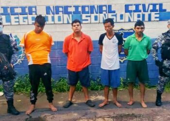 PNC captura a terroristas que extorsionaban a la población en Sonsonate