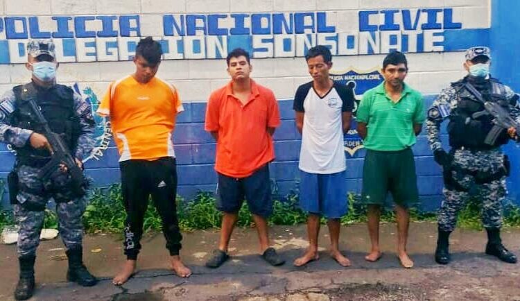 PNC captura a terroristas que extorsionaban a la población en Sonsonate