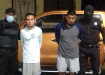 PNC captura a dos terroristas por homicidio agravado en Colón, La Libertad