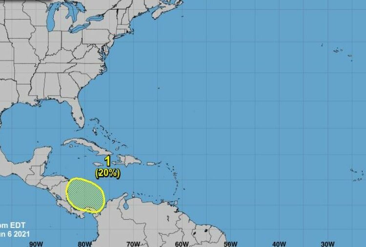 Se forma el primer sistema de baja presión en el Atlántico frente a las costa de Colombia y se podría tomar rumbo a Centroamérica