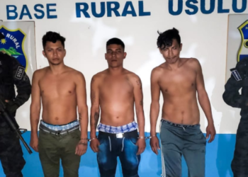 PNC captura a tres terroristas por agrupaciones ilícitas y resistencia en Usulután