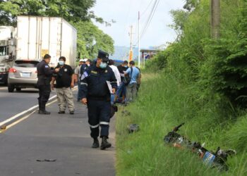 Accidente de tránsito deja un fallecido en Apastepeque, San Vicente