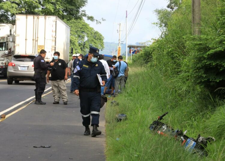 Accidente de tránsito deja un fallecido en Apastepeque, San Vicente