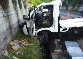 Grave accidente de tránsito deja tres lesionados en Usulután