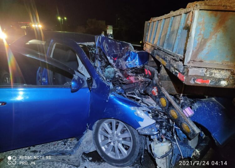 Fuerte accidente en San Martín deja dos lesionados