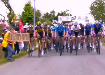 Rompió el silencio la fanática que provocó un accidente masivo en el Tour de Francia
