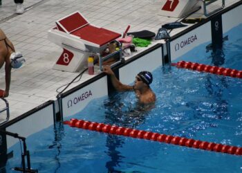 El nadador salvadoreño Marcelo Acosta finaliza su participación en los Juegos Olímpicos