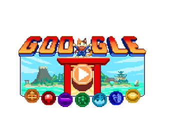 El doodle de Google, un videojuego para homenajear a los Juegos Olímpicos de Tokio 2020