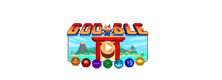 El doodle de Google, un videojuego para homenajear a los Juegos Olímpicos de Tokio 2020