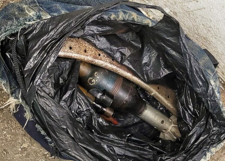 PNC captura a terrorista con granada fragmentaria para cometer actos criminales