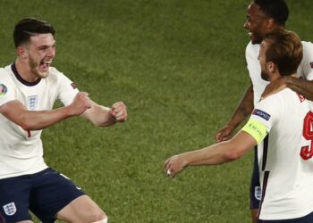 Inglaterra aplastó a Ucrania, se clasificó a las semifinales y enfrentará a Dinamarca