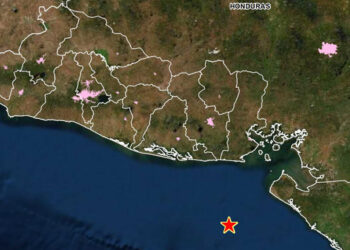 Se registra sismo de 4.5 esta mañana en la zona oriental del país