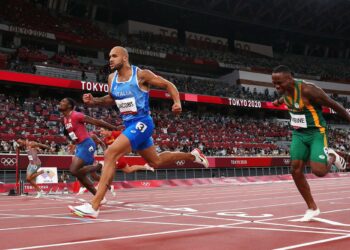 El italiano Lamont Marcell Jacobs ganó la medalla de oro en los 100 metros en los Juegos Olímpicos de Tokio