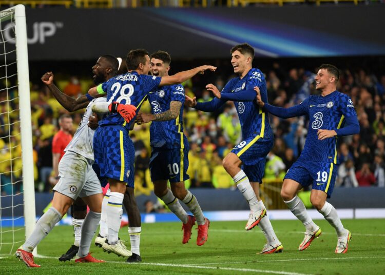 El Chelsea se impuso por penales ante el Villarreal y se consagró campeón de la Supercopa de Europa