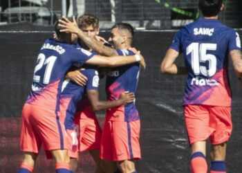 Con doblete de Ángel Correa, Atlético de Madrid derrotó a Celta