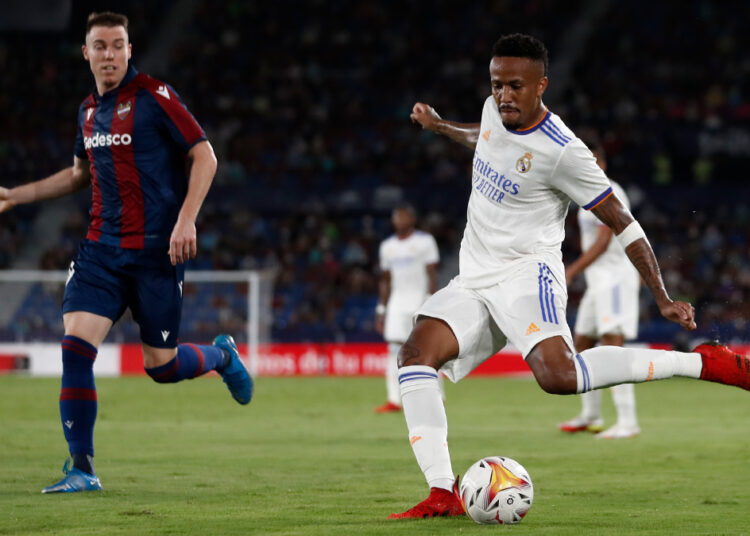 Real Madrid empata ante Levante gracias al doblete de Vinicius Júnior