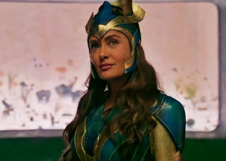 (VIDEO) The Eternals: difundieron nuevas imágenes de Salma Hayek como Ajak