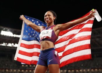 Allyson Felix, la mujer más condecorada de la historia en la pista olímpica