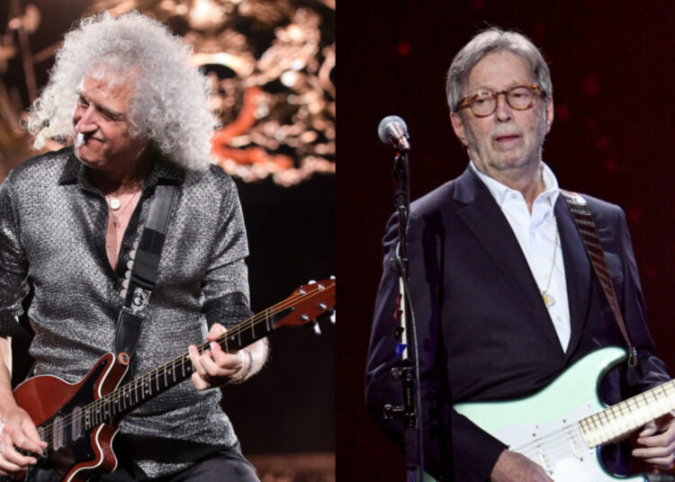 Brian May cuestionó la postura antivacunas de su ídolo, el cantante Eric Clapton