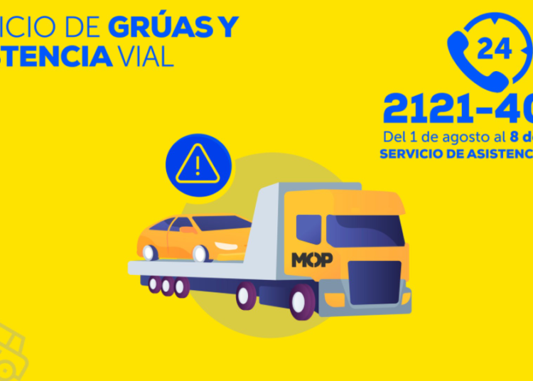Gobierno habilita servicio de grúas gratuito en vacaciones