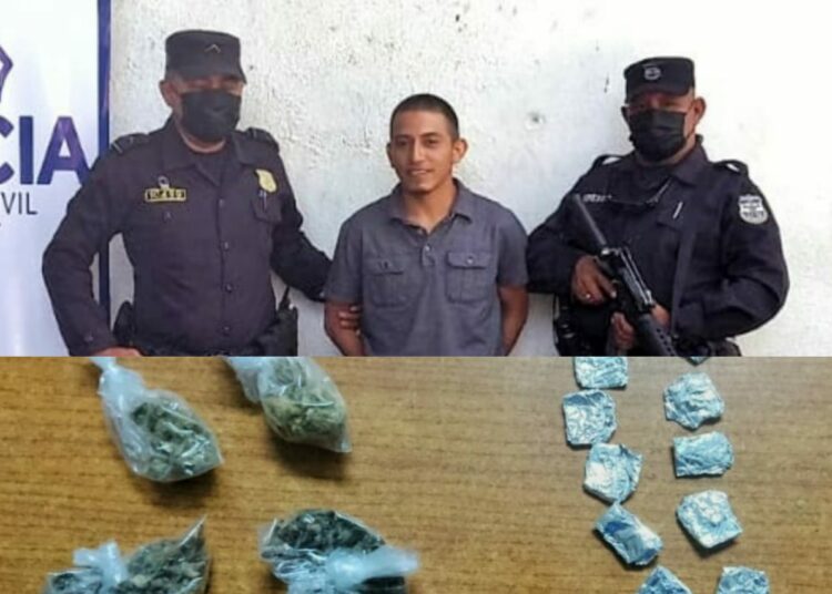 PNC captura a sujeto por tráfico de drogas en San Salvador