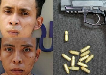 PNC captura a dos pandilleros en flagrancia en La Libertad