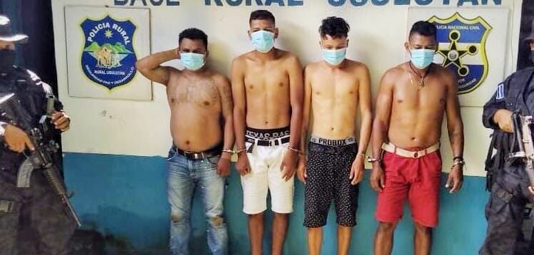 Operativos policiales logran la captura de seis pandilleros en distintos puntos del país
