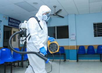 Gobierno realiza jornada de desinfección en el Hospital San Rafael