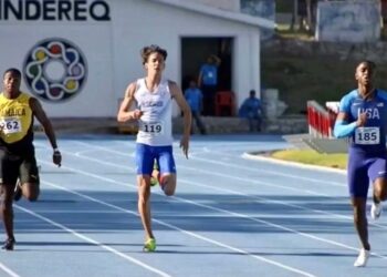 El salvadoreño José Mijangos finalizó en séptimo lugar en los 200 metros planos en los Juegos Olímpicos