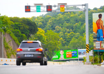 Medidor de velocidad instalado en carretera al Puerto de La Libertad ya se encuentra en funcionamiento