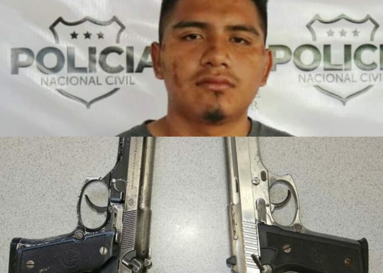 PNC persigue y captura a marero que intentó darse a la fuga