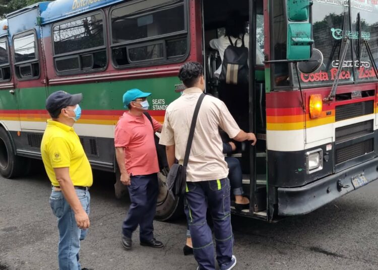 VMT verifica que trasporte colectivo cumpla medidas de bioseguridad