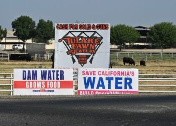 El suelo de un pueblo de california afectado por la sequía se hunde