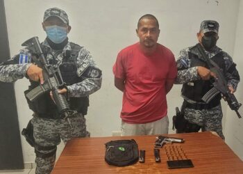 Capturan al “Chino” por portar arma de fuego sin documentación en Ilopango