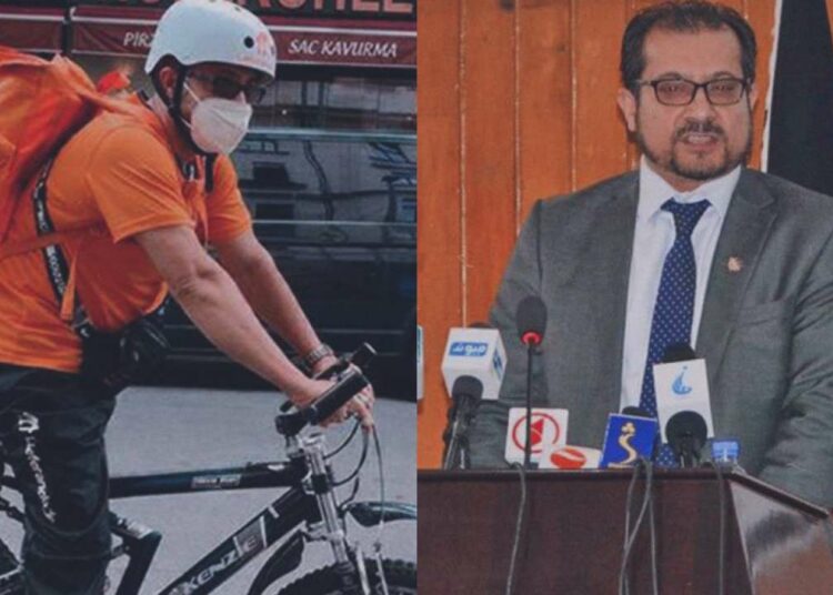 La historia del exministro de Tecnología de Afganistán que abandonó su país y ahora se gana la vida como repartidor en Alemania