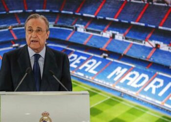Florentino Pérez rompió el silencio y se defendió tras ser acusado de influir en la salida de Lionel Messi del Barcelona