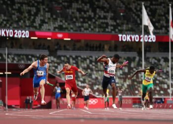 Italia le ganó por una cabeza los relevos 4×100 a Gran Bretaña en los Juegos Olímpicos