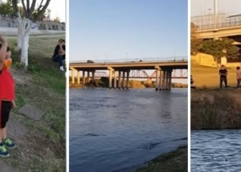 Se viraliza abuelito que canta las mañanitas a su nieto en frontera de México con Estados Unidos
