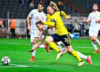 Selección española rompe racha de triunfos en eliminatorias al caer ante Suecia