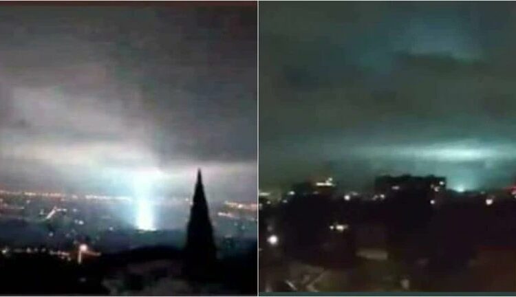 (VIDEOS) Qué fueron las luces que se vieron en el cielo durante el sismo de 7.1 en la CDMX
