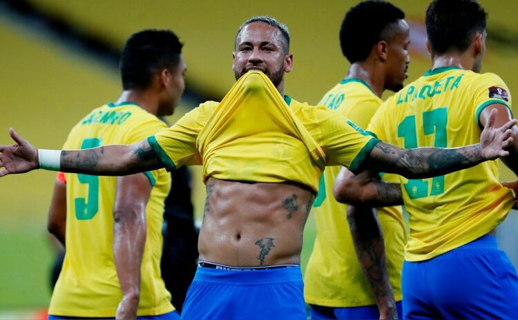 Brasil vence a Perú y se mantiene en lo alto de la eliminatoria