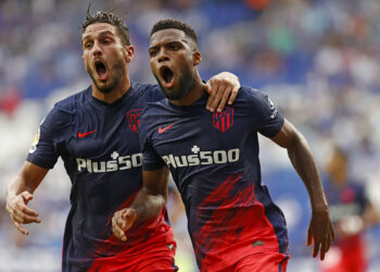 El Atlético Madrid con gol de Lemar vence al Espanyol en un exagerado alargue de tiempo