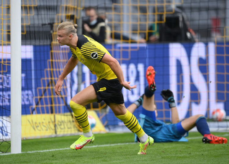 (VIDEO) El impresionante gol de Erling Haaland para el Borussia Dortmund