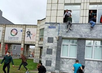 (VIDEOS) Un estudiante abre fuego en una universidad de la ciudad rusa de Perm dejando al menos 6 muertos y 28 heridos