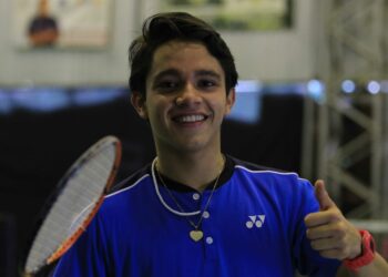 El salvadoreño Javier Alas avanza a semifinales de VII Guatemala Junior Internacional de Bádminton