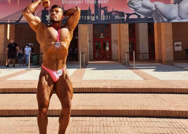 El fisicoculturista salvadoreñoYuri Rodríguez cerró con bronce en el Arnold Classic